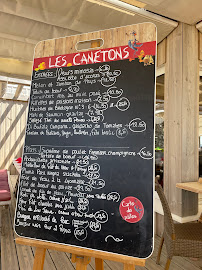 Menu / carte de LES CANETONS à La Baule-Escoublac