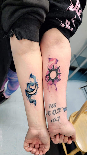 Explore candyman tattoo ideas, creative tattoo ideas in Colonial Heights, available at Connellys Tattooing