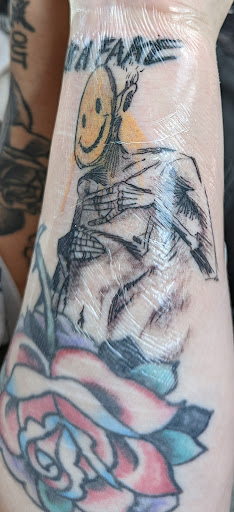 Explore cyberpunk 2077 tattoo ideas, creative tattoo ideas in Saint Petersburg, available at Lucky You Tattoo