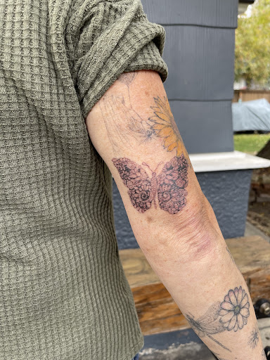 Explore bean tattoo ideas, creative tattoo ideas in Spokane, available at Ron LeMay Tattoo