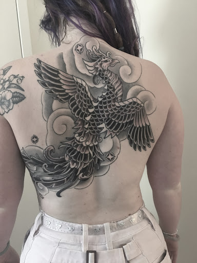 Explore neo trad tattoo ideas, creative tattoo ideas in Swannanoa, available at Iron Wolves Tattoo