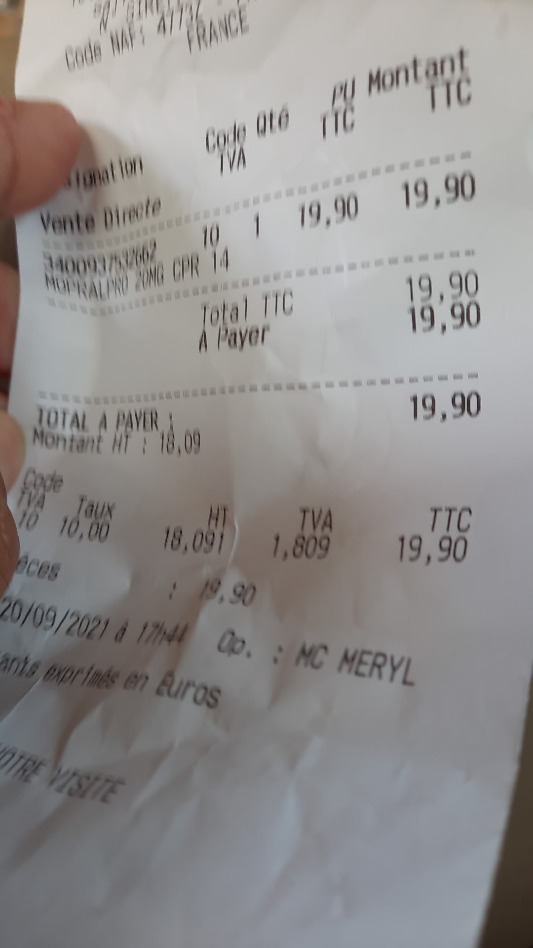 Photo n° 1 de l'avis de ZC.l fait le 20/09/2021 à 16:11