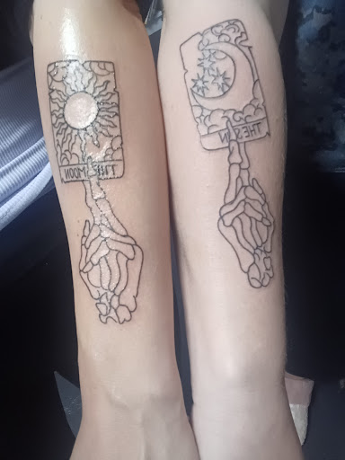 Explore book dragon tattoo ideas, creative tattoo ideas in Gladewater, available at Lady Luck Tattoo Parlor