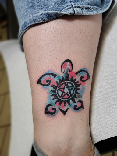 Explore cookie tattoo ideas, creative tattoo ideas in Stamford, available at KE Tattoo Studio