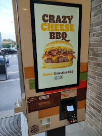 Menu / carte de Burger King à Milan