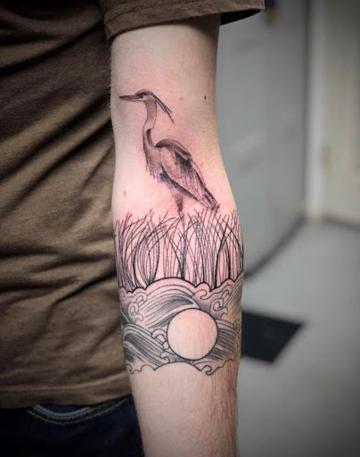 Explore ocean sleeve tattoo ideas, creative tattoo ideas in Geneva, available at BTK Ink
