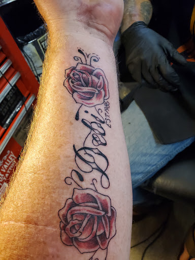 Explore tattoo with daughters name ideas, creative tattoo ideas in Grand Island, available at Smokin Joes Tattoo