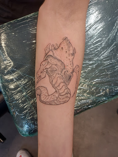 Explore his her matching tattoos ideas, creative tattoo ideas in Dallas, available at Sinners Tattoo Studio and Supply