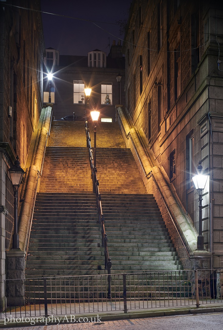 The Stairs Leading to Bridge Street