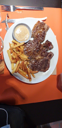 Steak du Restaurant français Aux 2 bécasses à Cerdon - n°4