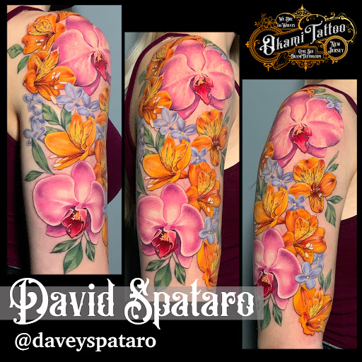 Explore sleeve tattoo ideas male, creative tattoo ideas in Newfoundland, available at Okami Tattoo
