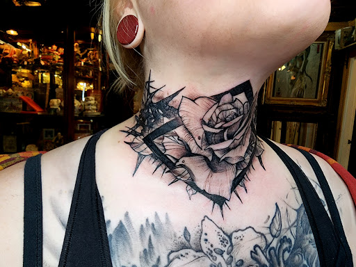 Explore dancing tattoo ideas, creative tattoo ideas in Fuquay Varina, available at 401 Tattoo and Antiquities