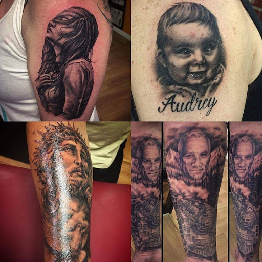 Explore fine line tattoo ideas for guys, creative tattoo ideas in Ambler, available at Tattoo GalaxyAmbler Piercing & Custom Tattoos