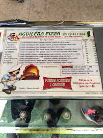 Pizzeria Aguilera Pizza à Anglet - menu / carte