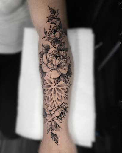 Explore fingerprint tattoo ideas, creative tattoo ideas in Corona, available at Crop Circles Tattoo Studio