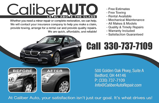 Auto Body Shop «Caliber Auto Repair Shop», reviews and photos, 500 Golden Oak Pkwy, Bedford, OH 44146, USA