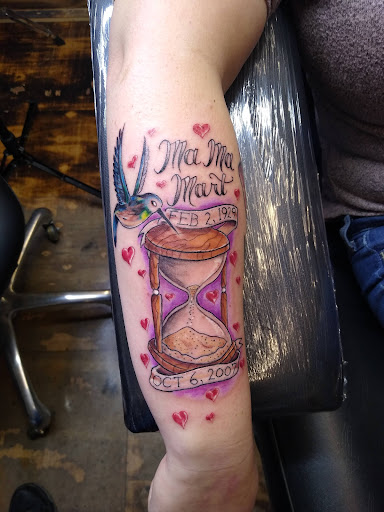 Explore male back tattoo ideas, creative tattoo ideas in Chester, available at Anchored Arms Custom Tattoo