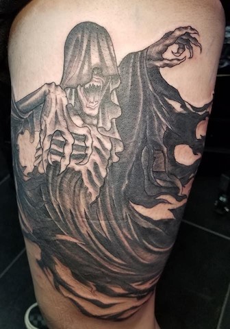 Explore dog love tattoo ideas, creative tattoo ideas in Clarksville, available at All American Tattoo Co