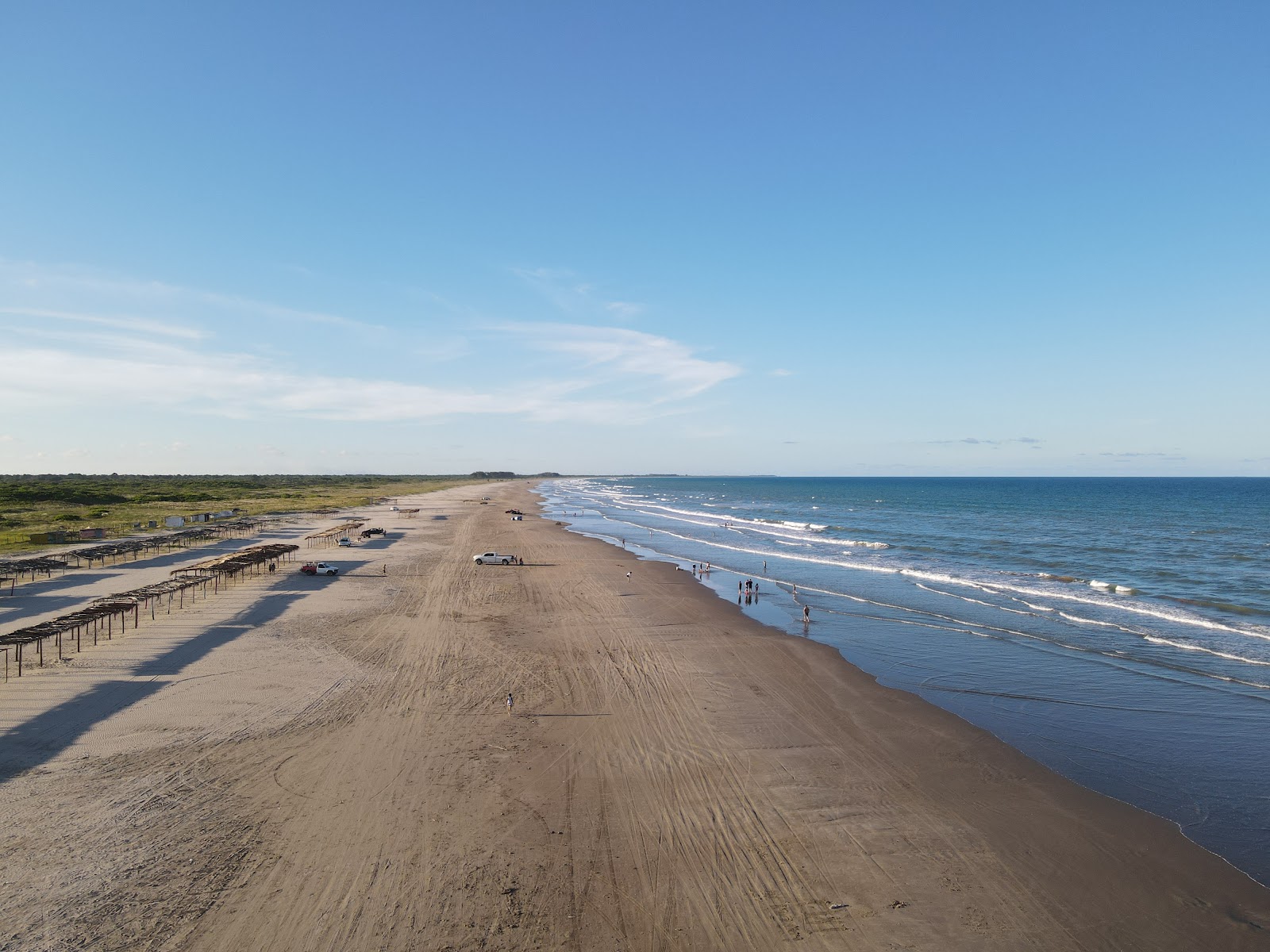 Foto van Playa De Tamiahua en de nederzetting