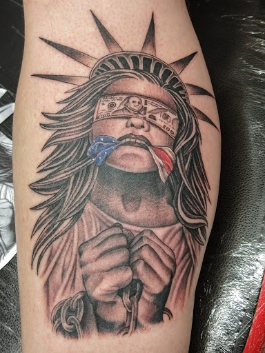 Explore invincible tattoo ideas, creative tattoo ideas in Abilene, available at A Tattoo Experience by Spaz