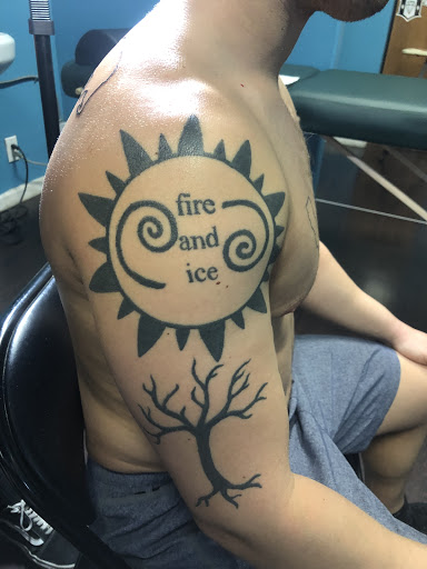 Explore black wolf tattoo ideas, creative tattoo ideas in San Jose, available at Legacy Tattoo