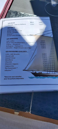 Restaurant La Voilerie à Camaret-sur-Mer (la carte)