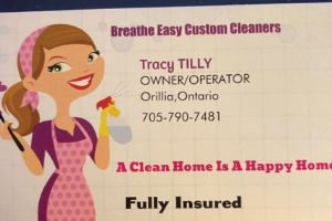 Breathe easy custom cleaners
