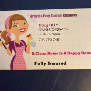 Breathe easy custom cleaners