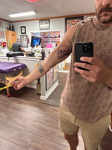 Explore small mountain tattoo ideas, creative tattoo ideas in Charleston, available at Holy City Tattooing Collective