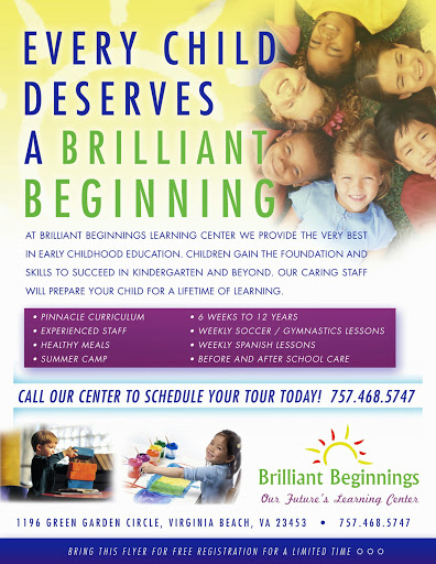 Preschool «Brilliant Beginnings Learning Center», reviews and photos, 1196 Green Garden Cir, Virginia Beach, VA 23453, USA