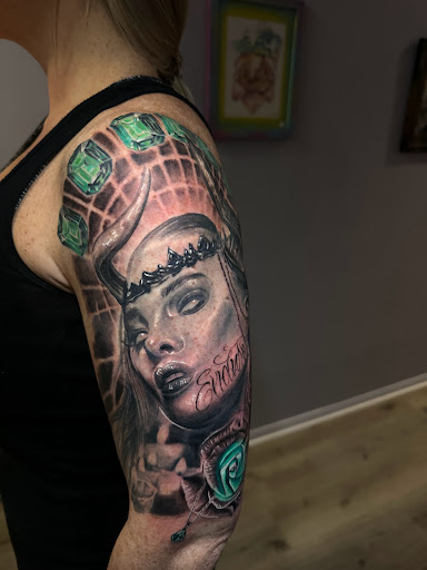 Explore cat outline tattoo ideas, creative tattoo ideas in Fond Du Lac, available at Underground Ink