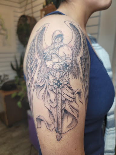 Explore hammer tattoo ideas, creative tattoo ideas in Spokane, available at All About It Tattoo Studio