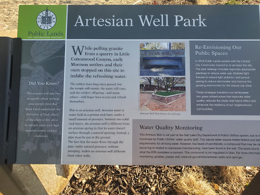 Park «Artesian Well Park», reviews and photos, 808 S 500 E, Salt Lake City, UT 84102, USA