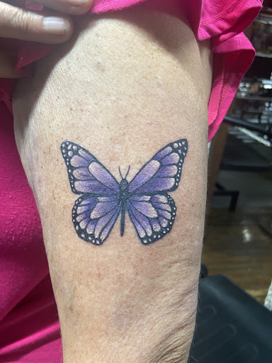 Explore small forearm tattoo ideas for men, creative tattoo ideas in Fort Worth, available at Lucky Horseshoe Tattoo