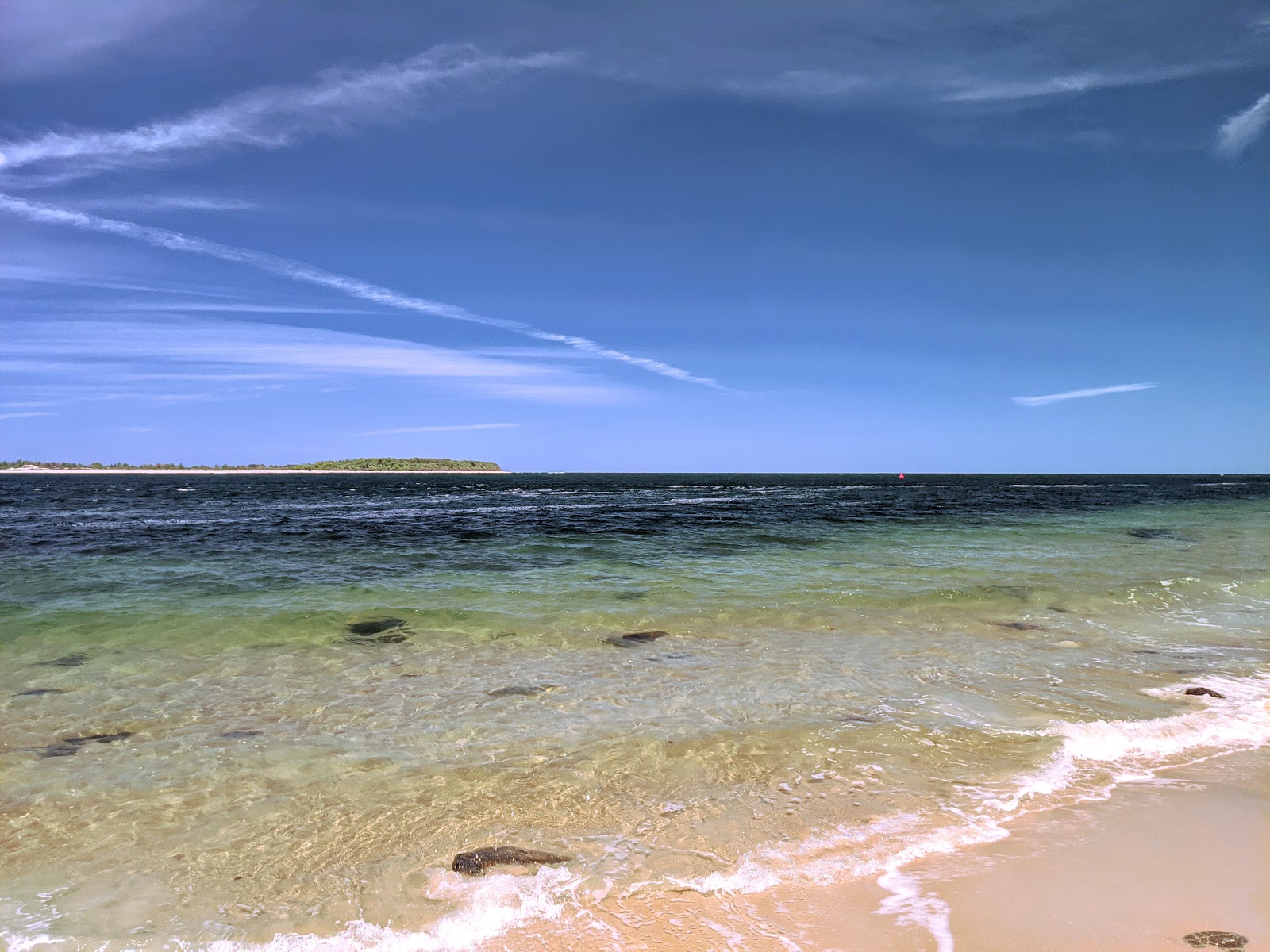 鹤滩的照片 带有长直海岸