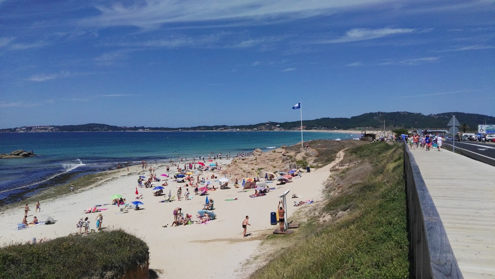 Fotografija Plaža Lanzada obkrožen z gorami