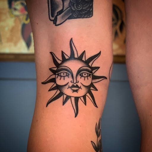 Explore skate tattoo ideas, creative tattoo ideas in Tulsa, available at Electric Gnome Tattoo