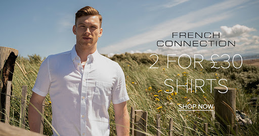 Stores to buy men's white shirts Cardiff