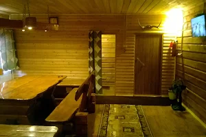 Most Russian sauna with wood image