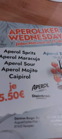 Daintree Burger Bar à Kempten menu