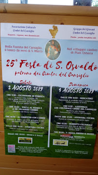 Restaurant Ristorante La Huta à Pian Osteria - menu / carte