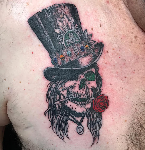 Explore outdoorsman tattoo ideas, creative tattoo ideas in Stockton, available at Stockton Tattoo & Piercing