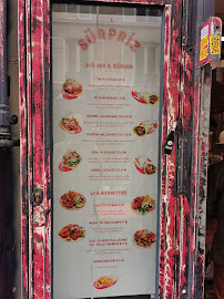 Sürpriz - Berliner Kebab à Paris carte
