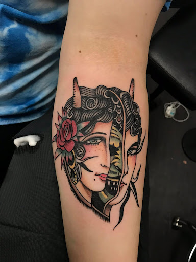 Explore spine tattoo ideas, creative tattoo ideas in Lexington, available at Pain is Beautiful