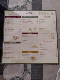 Il Giardino Romano à Rome menu