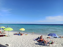 Photo de Specchiarica Beach avec rivage droit, long