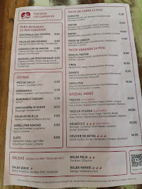 Tacos Los Carnales à Cologne menu
