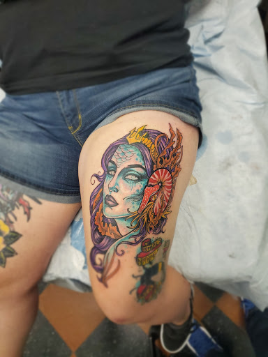 Explore anesthesia tattoo ideas, creative tattoo ideas in Fall River, available at Fall River Tattoo Co