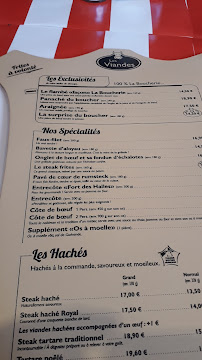 Restaurant La Boucherie à Houdemont menu