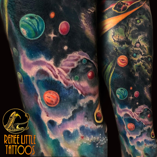 Find scorpion tattoo ideas for your next unique tattoo in Oklahoma City at Gold Fang Gallery